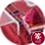 Burgundy Coloured sand with passionate pink coloured pumice